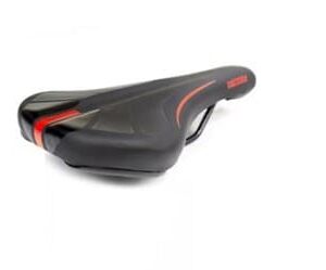 Selim MTB Preto Vermelho Yamada 1 1 300x249 - Selim Banco MTB Speed Cores Yamada