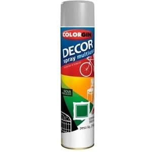 SPRAY DECOR ALUMINIO 360ML 8581 1 - Spray Colorgin Decor Alumínio 360ml 88581