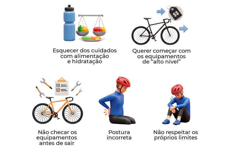 Loja de bicicletas em Itajaí: 5 erros de ciclistas iniciantes para você não cometer